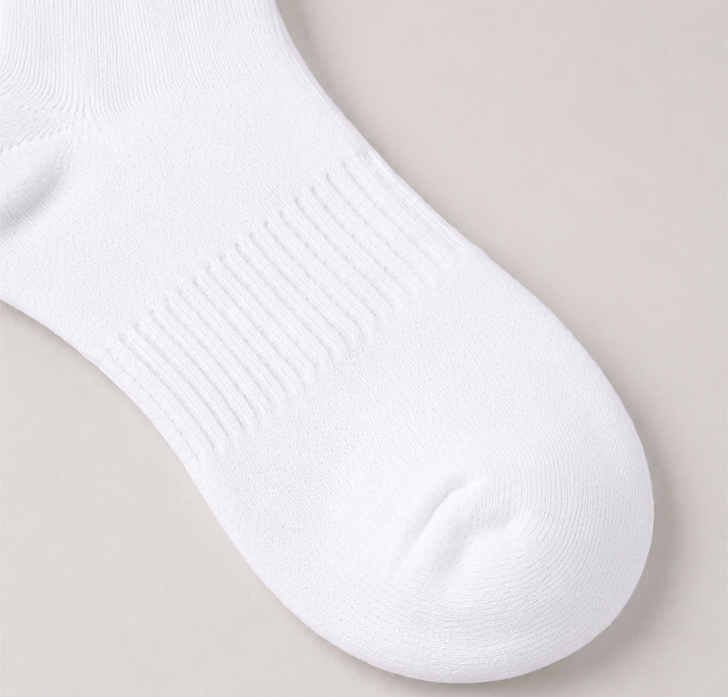 Ten Toes Down Blue Crew Socks