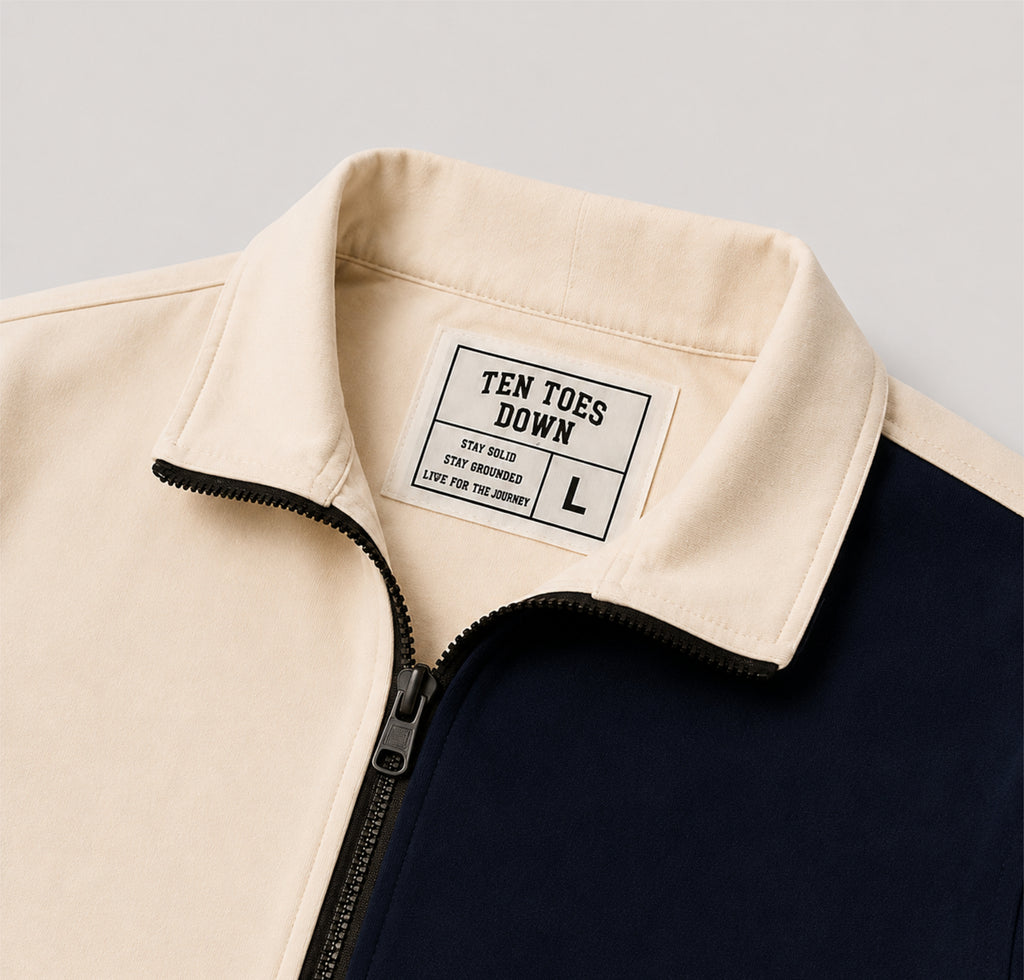 Colorblock Canvas Jacket
