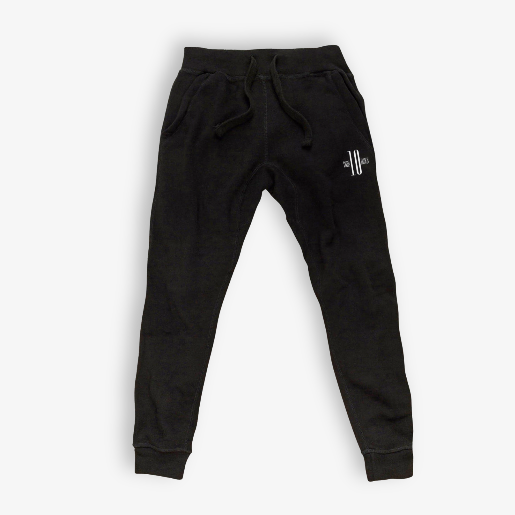 Ten Toes Down Original Black Joggers