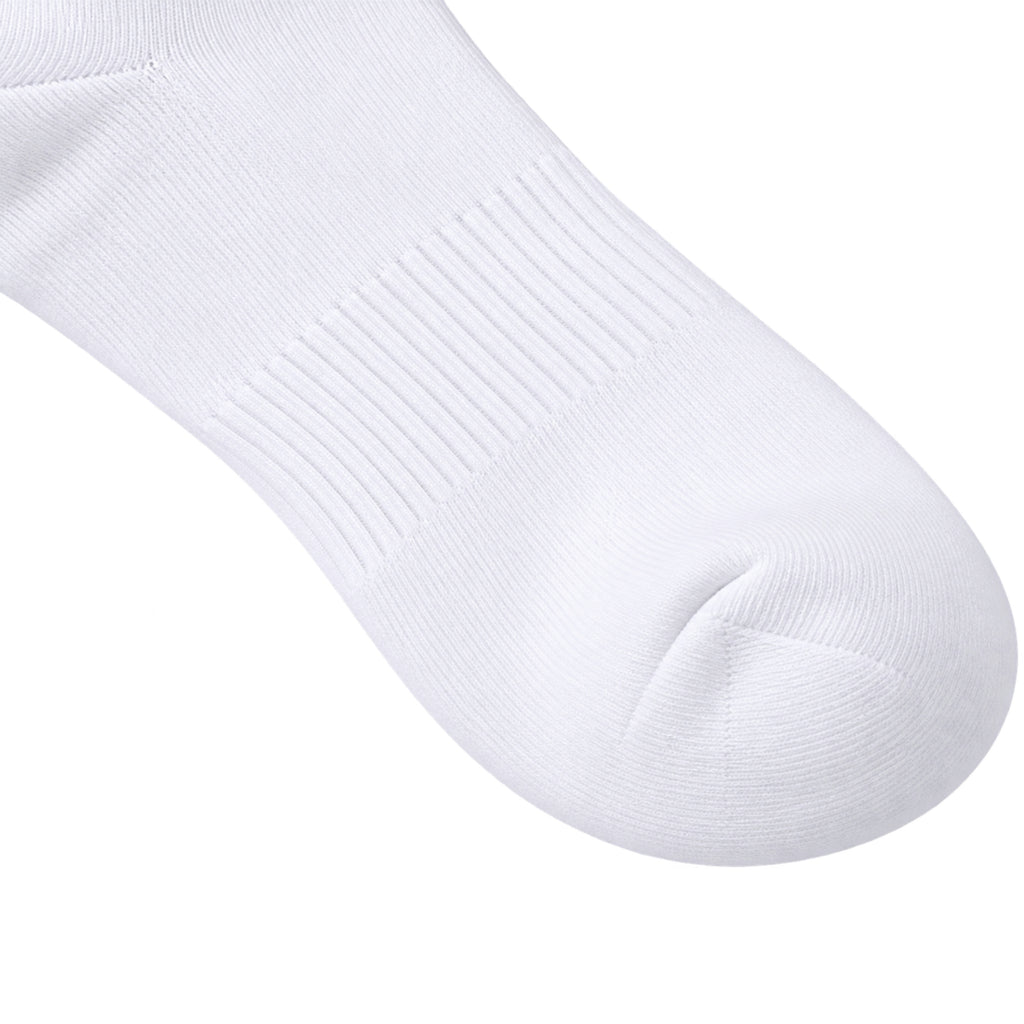 Ten Toes Down Black Crew Socks