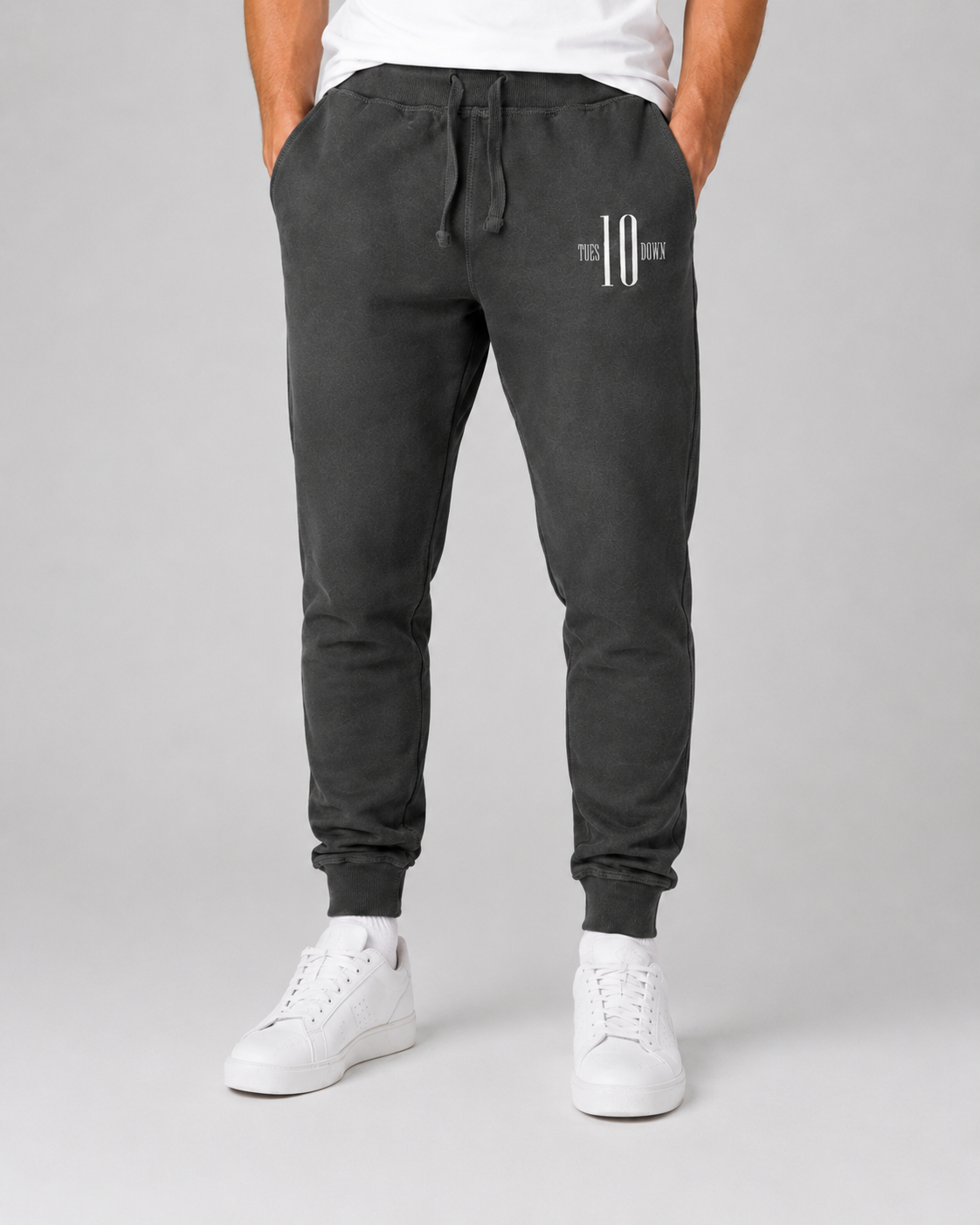 Ten Toes Down Original Gray Joggers