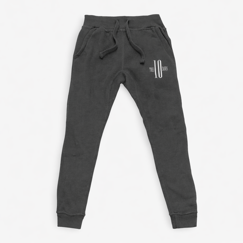 Ten Toes Down Original Gray Joggers