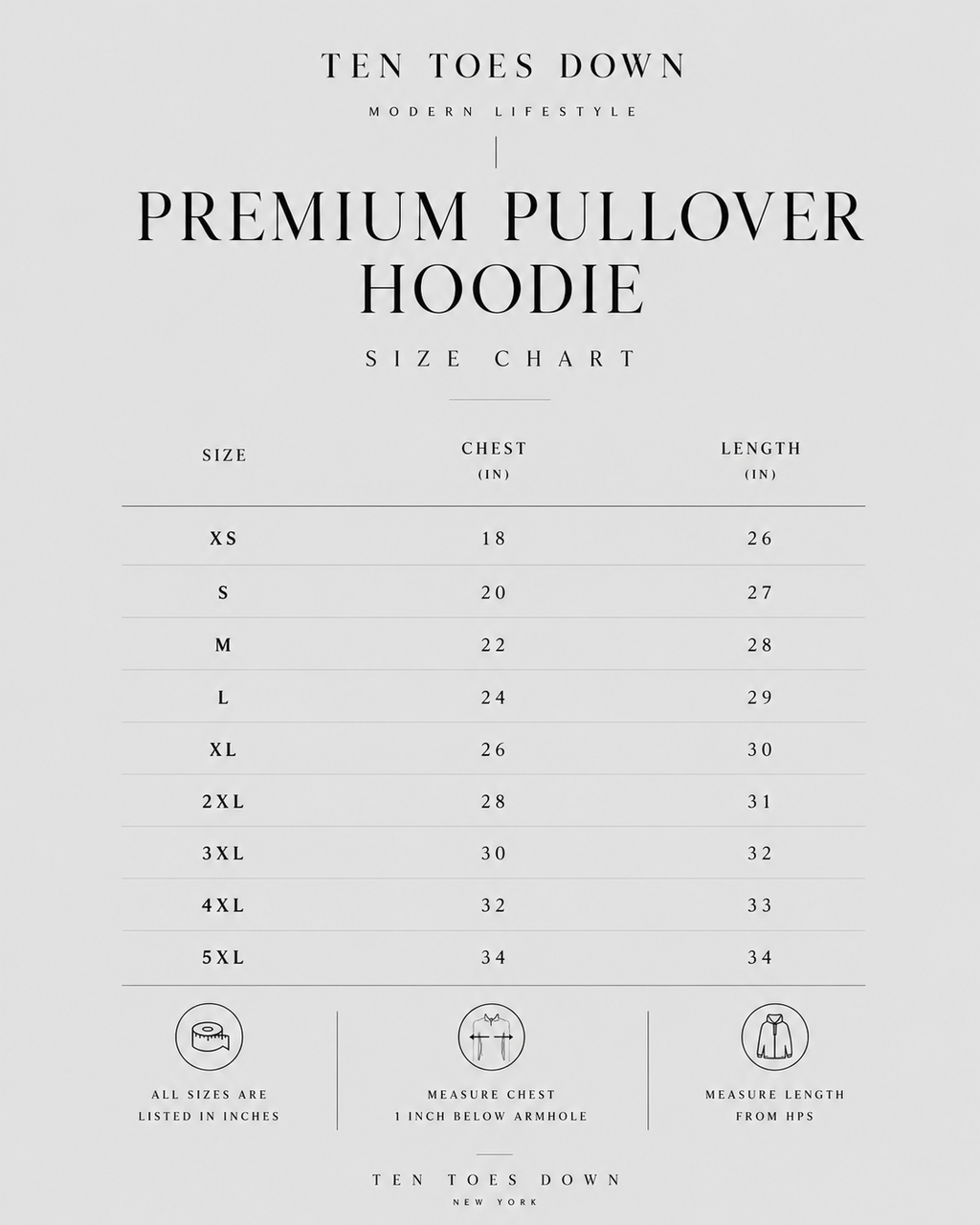 Ten Toes Down Barcode Embroidered Hoodie