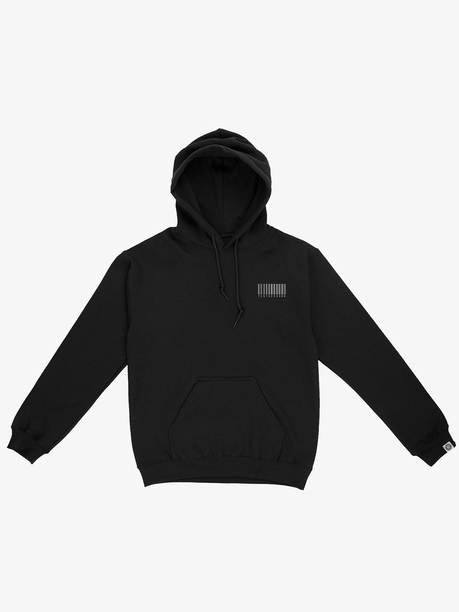 Ten Toes Down Men's Barcode Embroidered Hoodie – Ten Toes Down®