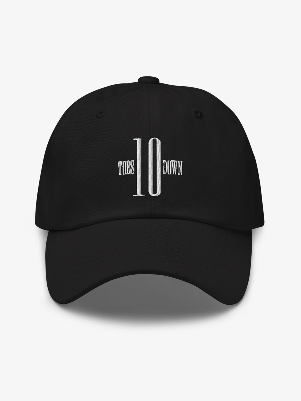 Ten Toes Down Original Black Cap